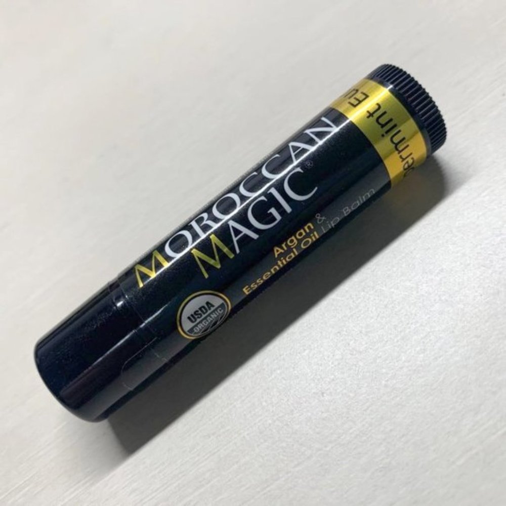 MOROCCAN MAGIC - Argan & Essential Oil Lip Balm in Peppermint Eucalyptus